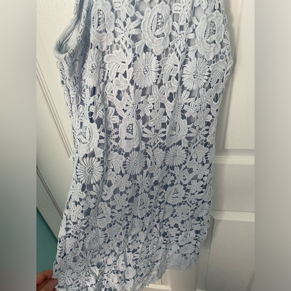 Lulu’s Love Poem Mini Dress, light blue - Picture 4 of 6